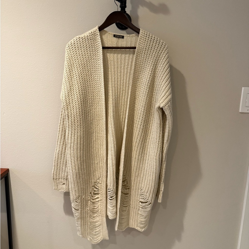Cozy Cream Knit Cardigan